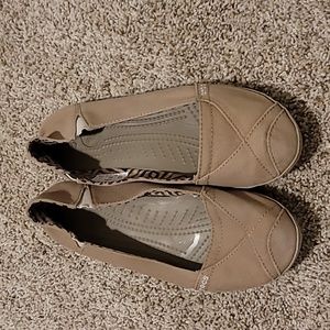 CROCS Women's Canvas Slip On Shoes